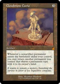 MTG English Cloudstone Curio (Retro Frame) NM Foil Ravnica Remastered - Image 1