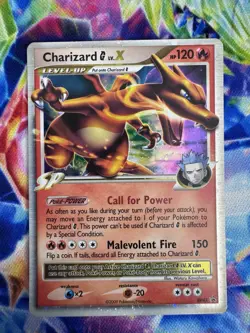 Charizard G LV.X DP45 Diamond & Pearl Black Star Promo Cosmic Holo Pokemon Card - Image 1