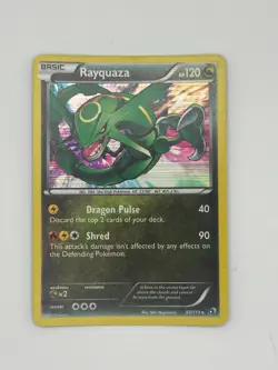 Pokemon TCG Rayquaza Holo Rare Card Legendary Treasures Series 93/113 LP - Image 1