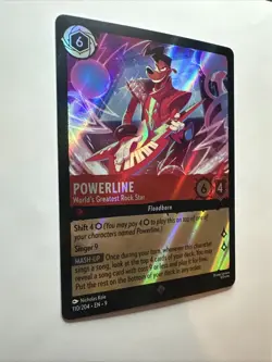 Powerline - World's Greatest Rock Star 110/204 Fabled HOLO Disney Lorcana Card(B - Image 4