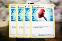 x4 Crushing Hammer - 125/159 - Pokemon Crown Zenith Trainer Card Playset NM/M - Image 2