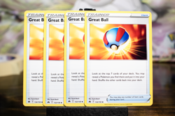 4X Great Ball 132/159 Pokemon Card Crown Zenith Playset Near Mint Non Holo - Image 2