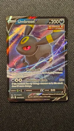 Umbreon V SWSH203 NM Holofoil Promo Rare Pokemon Card - Image 2