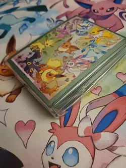 Pokemon Prismatic Evolutions Super Premium Collection Card Sleeves New Sealed - Image 2