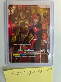 Gundam Card Game - Marida Cruz - R+ Alt Art GD01-093 English - VLP - Image 1