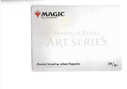 Flooded Strand NM English Zendikar Rising Magic Card MTG Card Art Card - Image 2