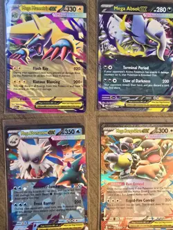 Mega Ex Lot Pokemon TCG Mega Evolutions 7 EX Cards - Image 2