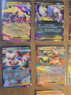 Mega Ex Lot Pokemon TCG Mega Evolutions 7 EX Cards - Image 3