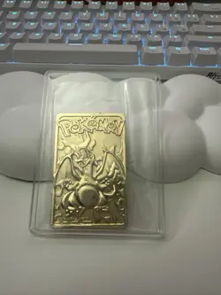 POKEMON Charizard #06 23k Gold Plated Card Vintage 1999 Burger King Promo. (43) - Image 1