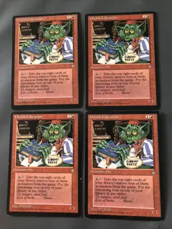 Orcish Librarian X4 Ice Age LP Condition See Pics Front/back - Image 1