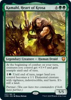 Kamahl, Heart of Krosa Magic mtg Light Play, English Commander Legends x1 - Image 1