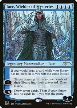 [1x] Jace, Wielder of Mysteries - Foil - Stained Glass Near Mint, English Secret - Image 1