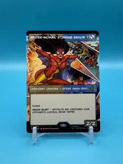Spider-Woman, Stunning Savior (Borderless) - Marvel’s Spider-Man (SPM) - NM - Image 1