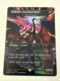 MTG - 1x Diabolos, Guardian Force - Foil Promo Final Fantasy NM - Image 1