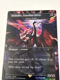 MTG - 1x Diabolos, Guardian Force - Foil Promo Final Fantasy NM - Image 4