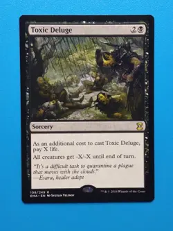 MTG 1x Toxic Deluge NM Eternal Masters Magic the Gathering - Image 1