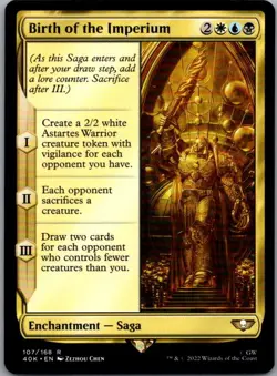 #107 Birth of the Imperium Universes Beyond: Warhammer 40,000 Rare - Image 1