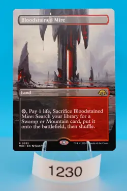 MTG Bloodstained Mire (Borderless) Modern Horizons 3 Regular #352 - Image 1
