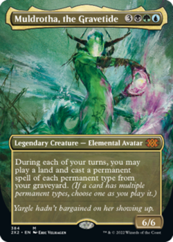 Near Mint x 1 Muldrotha, the Gravetide - Foil - Borderless Double Masters 2022 V - Image 1