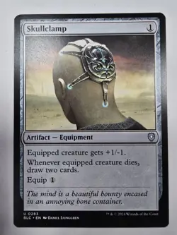 Skullclamp Commander: Bloomburrow Regular Magic The Gathering - Image 1