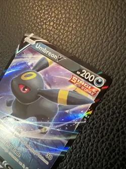 Umbreon V SWSH203 Black Star Promo Ultra Rare 2022 Pokemon Y2 PACK FRESH NM - Image 2