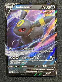 Pokemon TCG Umbreon V SWSH Black Star Promos SWSH203 Holo Promo NM or better - Image 1