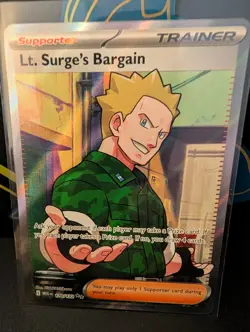 Lt. Surge's Bargain 170/132 - Full Art - Pokemon Mega Evolution - Image 1