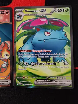 Pokemon 151 Lot of 3 Ultra Rares - Blastoise, Charizard, Venusaur - Image 4