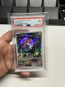 2023 POKEMON SVP EN-SV BLACK STAR PROMO #013 MIRAIDON PSA 9 - Image 1