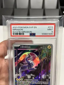 2023 POKEMON SVP EN-SV BLACK STAR PROMO #013 MIRAIDON PSA 9 - Image 2
