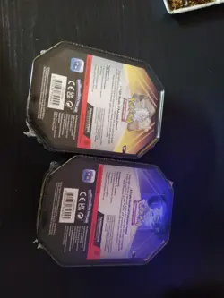 Lot Of 2 Pokemon TCG Triple Whammy Tin Set Slaking And Tranitar Factory Sealed - Image 4