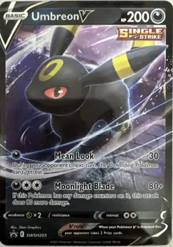 Pokemon TCG Umbreon V Sword & Shield SWSH203 Holo Promo Promo - Image 1