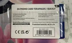 Pokemon Center HORIZONS Stamped Quaxly 050/191 & Terapagos 161/191 Promo SEALED - Image 2