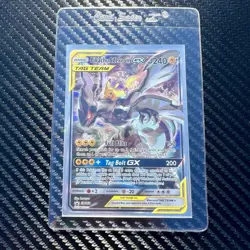 2019 Pokemon Tag Team Pikachu & Zekrom GX SM168 Sm Holo Mint - Image 1