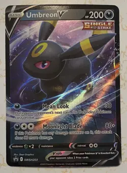 Pokemon TCG Umbreon V SWSH Black Star Promos SWSH203 Holo Promo - Image 1