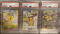 PSA 10 Pikachu ex, Ultra Rare, SIR Cert. Sequential Set Pokemon Surging Sparks - Image 1