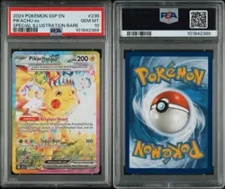 PSA 10 Pikachu ex, Ultra Rare, SIR Cert. Sequential Set Pokemon Surging Sparks - Image 4