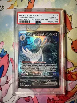 2024 Pokemon Paldean Fates Gardevoir ex Full Art SIR #233/091 PSA 10 - Image 1