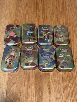 Pokemon TCG 151 Lot 8x Sealed Mini Tins 1x Booster Bundle Sealed - Image 1