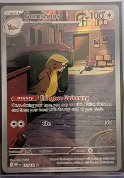 Gumshoos 153/132 Illustration Rare Pokemon Mega Evolution NM - Image 1