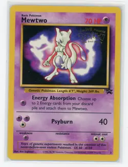 Pokemon TCG - Mewtwo 3 - WOTC Promo - Stamped Movie Promo - Image 1
