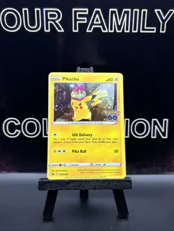 Pokemon TCG GO Pikachu SWSH234 Black Star Promo Cosmos Holo 2022 VLP - Image 1