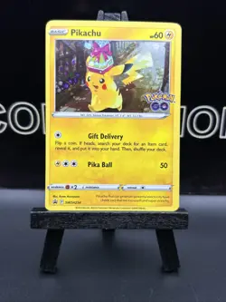 Pokemon TCG GO Pikachu SWSH234 Black Star Promo Cosmos Holo 2022 VLP - Image 2