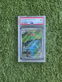 2023 POKEMON MEW EN-151 ILLUSTRATION RARE #167 IVYSAUR PSA MINT 9 - Image 1