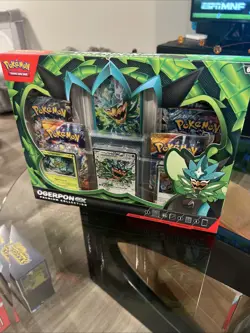 Pokemon TCG Ogerpon EX Premium Collection Factory Sealed 6 Packs - Image 1