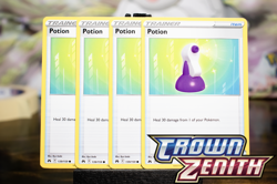 4x Potion 139/159 Pokemon TCG Playset Crown Zenith Near Mint Non Holo Fast Ship - Image 1
