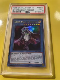 YuGiOh LITMUS DOOM SWORDSMAN #BLRR-EN013🔥PSA 9 MT🔥1st EDITION-2018 ULTRA RARE - Image 4