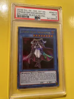 YuGiOh LITMUS DOOM SWORDSMAN #BLRR-EN013🔥PSA 9 MT🔥1st EDITION-2018 ULTRA RARE - Image 5