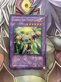 TLM-EN036 Elemental Hero Thunder Giant Ultra Rare UNL Edition NM Yugioh - Image 1