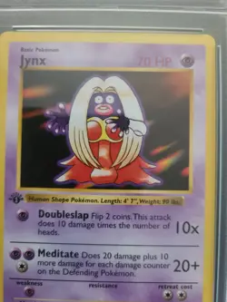 PSA 10 GEM MINT Jynx 31/102 1st Ed Shadowless Base Set Pokemon Graded Card - Image 3